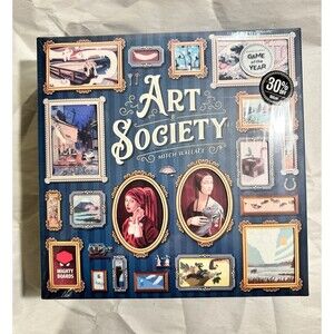 Art Society Board Game, Mitch Wallace, Bid Collect and Display Your Art Work